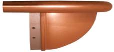 Spherical end cap painted